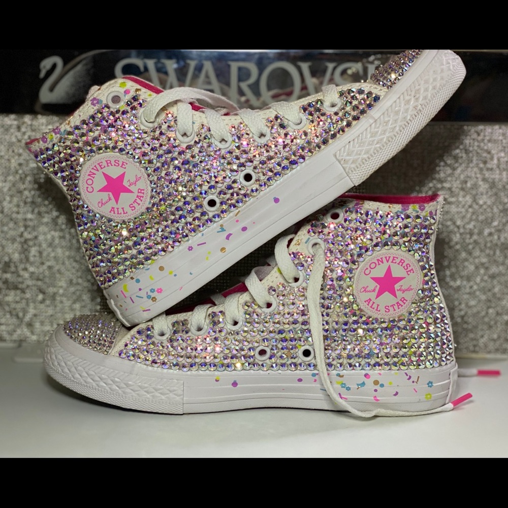 “Twinkle” Blinged out converse